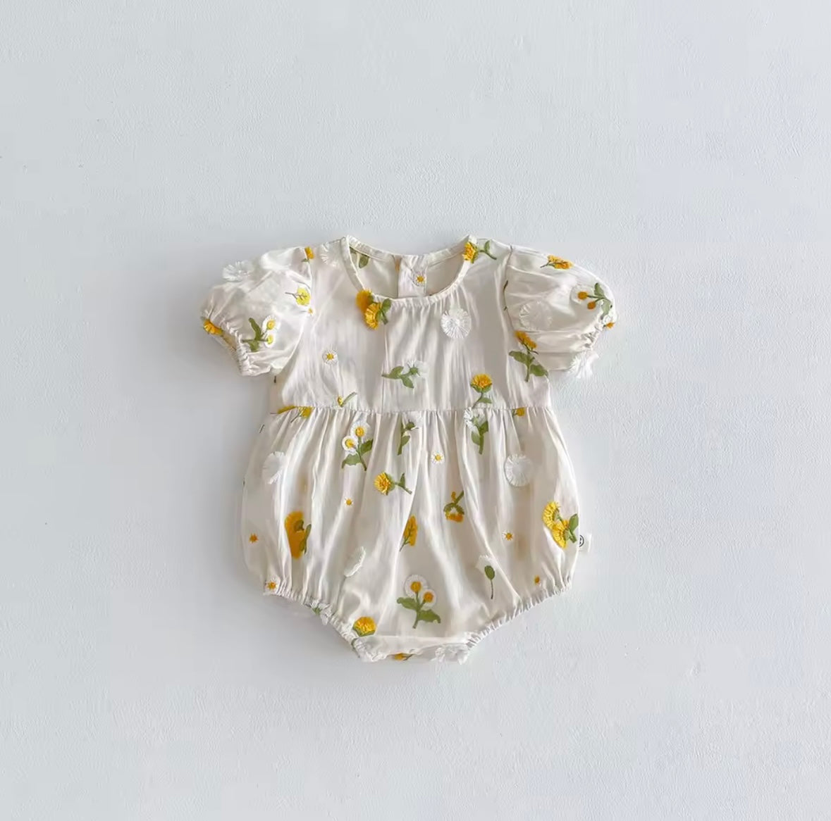 Daisy Baby Girl Bodysuit – Summer One-Piece