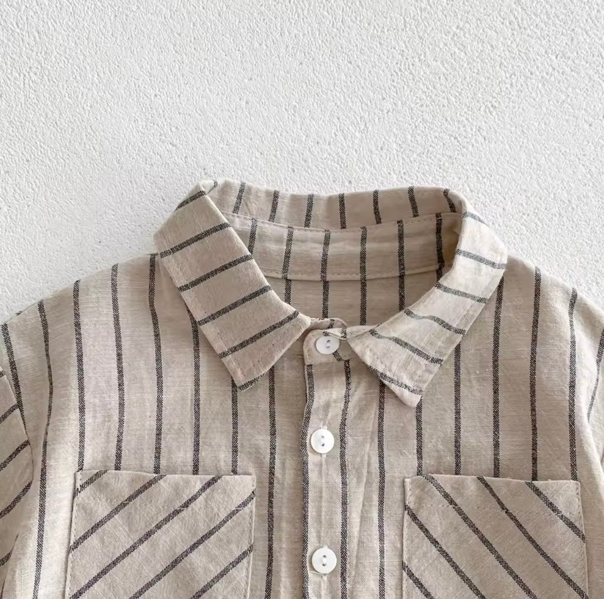 Boys Summer Set – Collared Shirt & Shorts