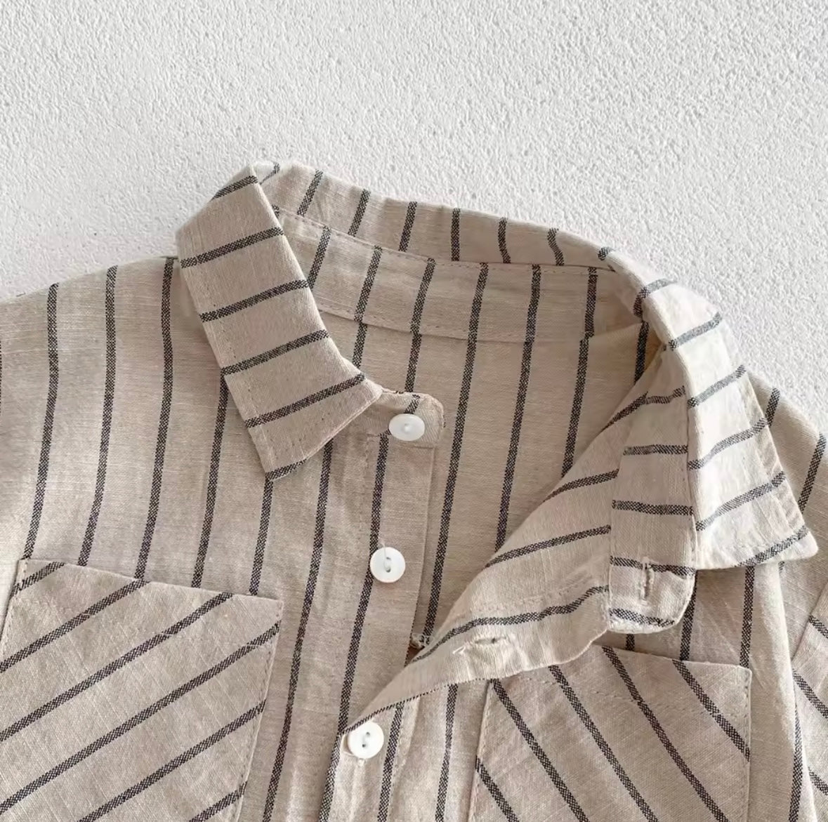 Boys Summer Set – Collared Shirt & Shorts