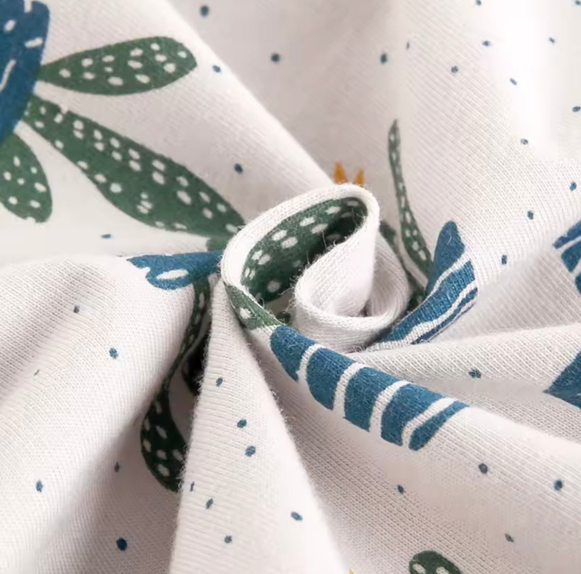 Baby Girl Cactus Print Bodysuit – Summer Style