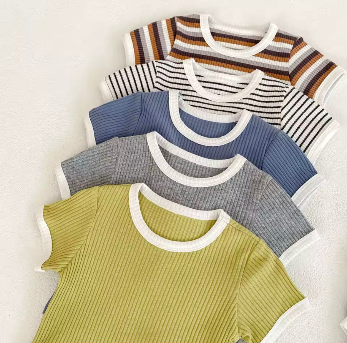 Waffle Baby Outfit – Tee & Shorts Set
