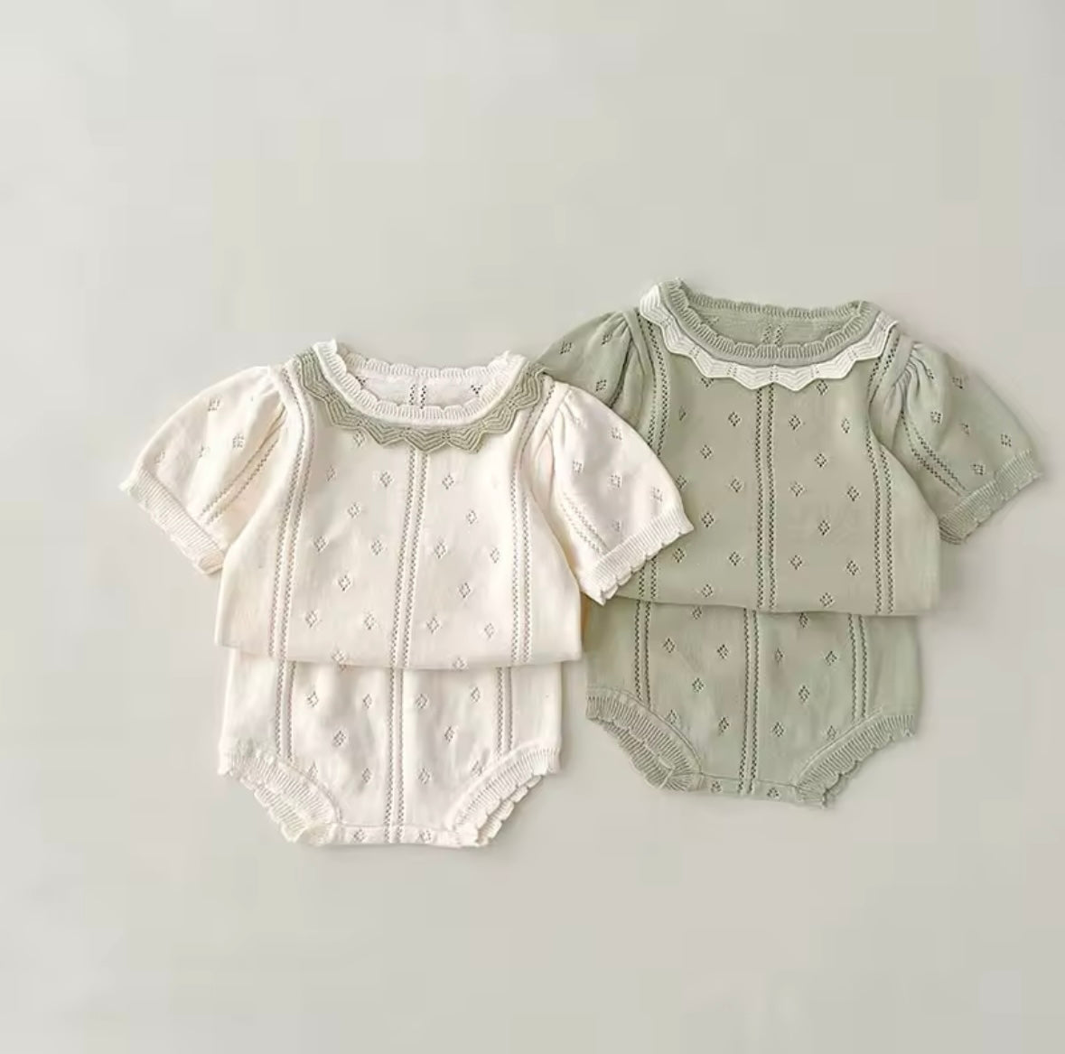 2 pcs set for baby and toddler girl