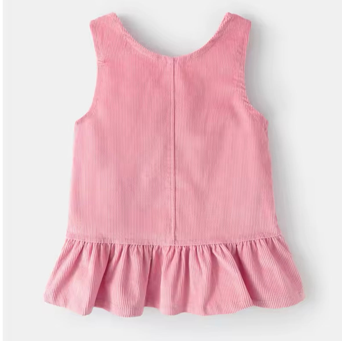 Baby Girl Dress Corduroy Solid Pleated Skirt