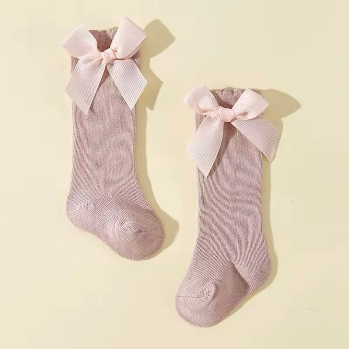 Baby Girl Socks Infant Cute Solid Color