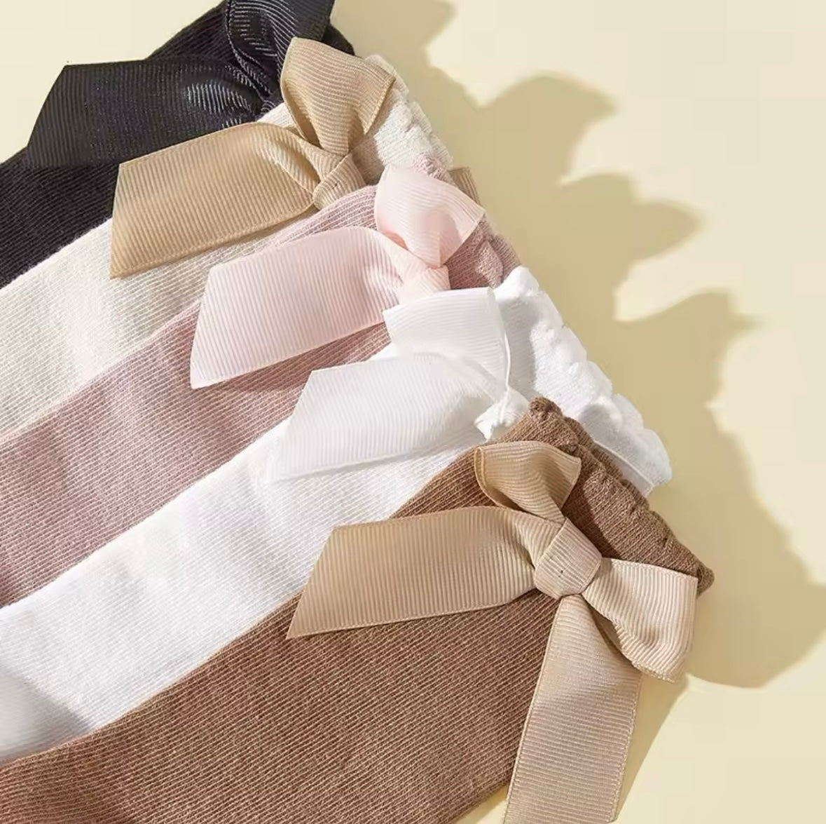 Baby Girl Socks Infant Cute Solid Color