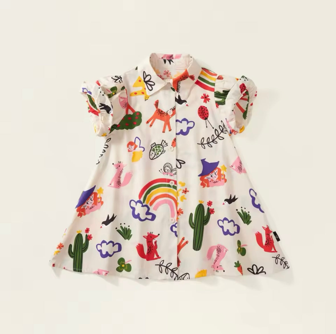 2-5 yrs Toddler Rainbow Dress