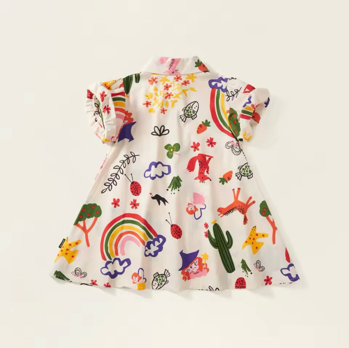 2-5 yrs Toddler Rainbow Dress