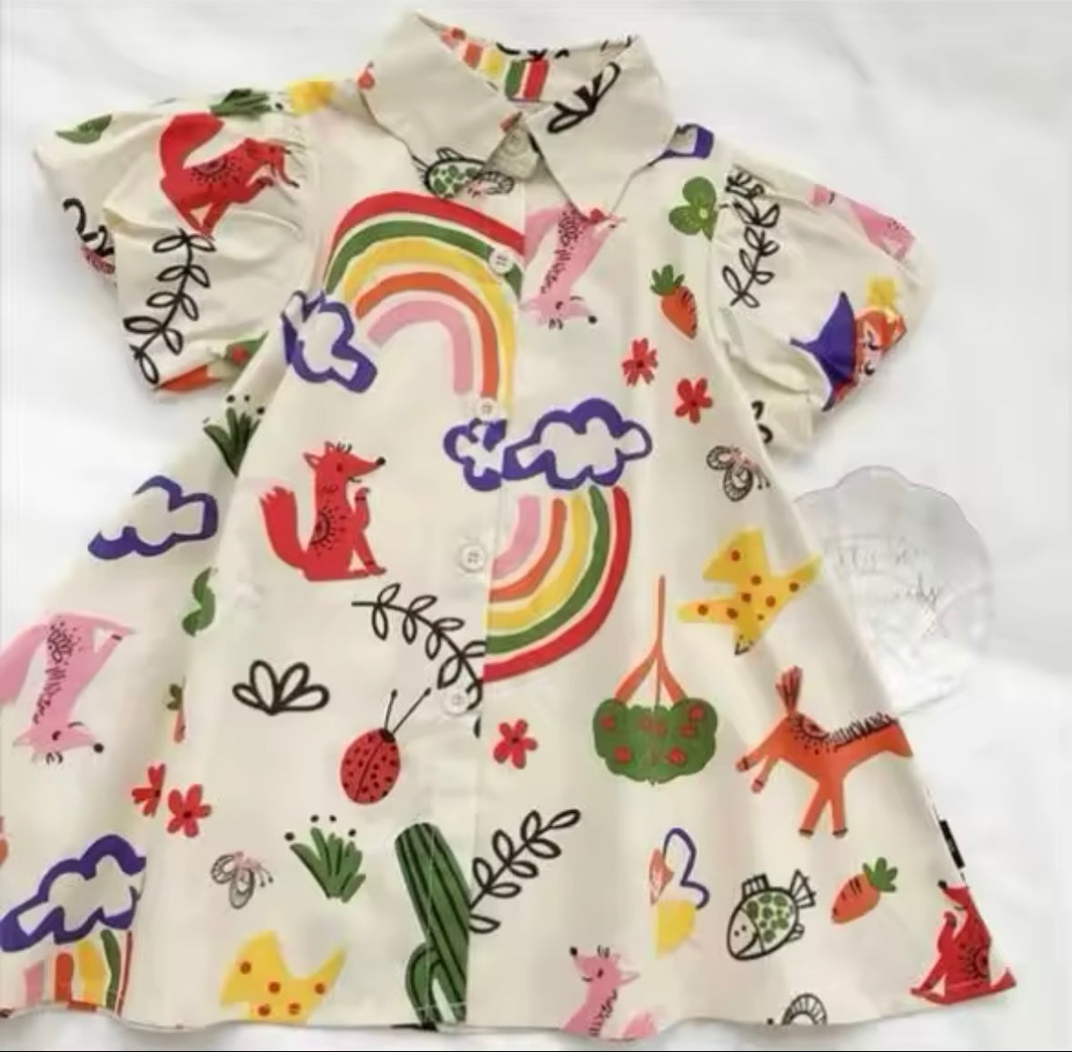 2-5 yrs Toddler Rainbow Dress