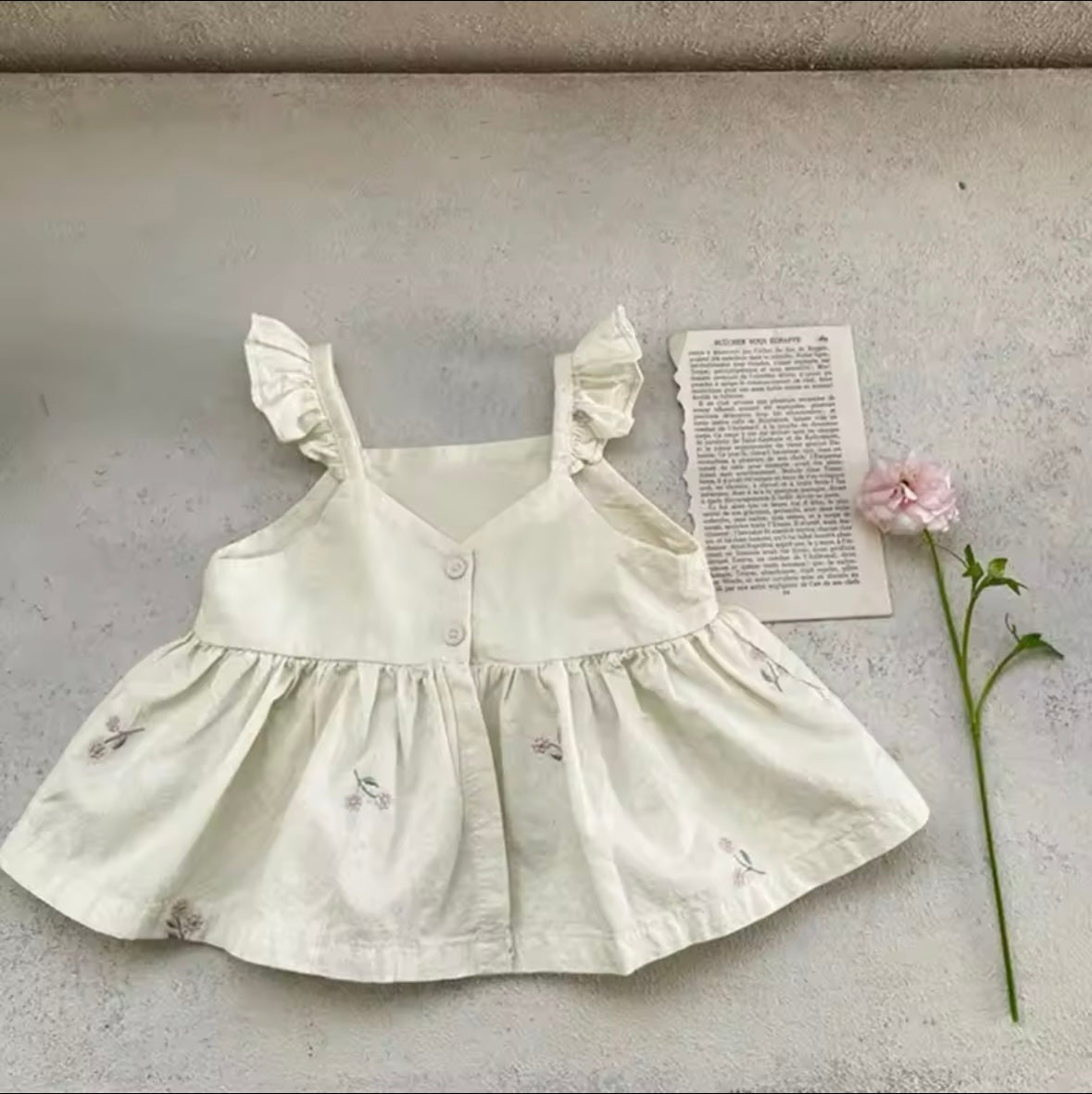 Baby Girl 2 pcs Set Toddler Ruffle Dress Top