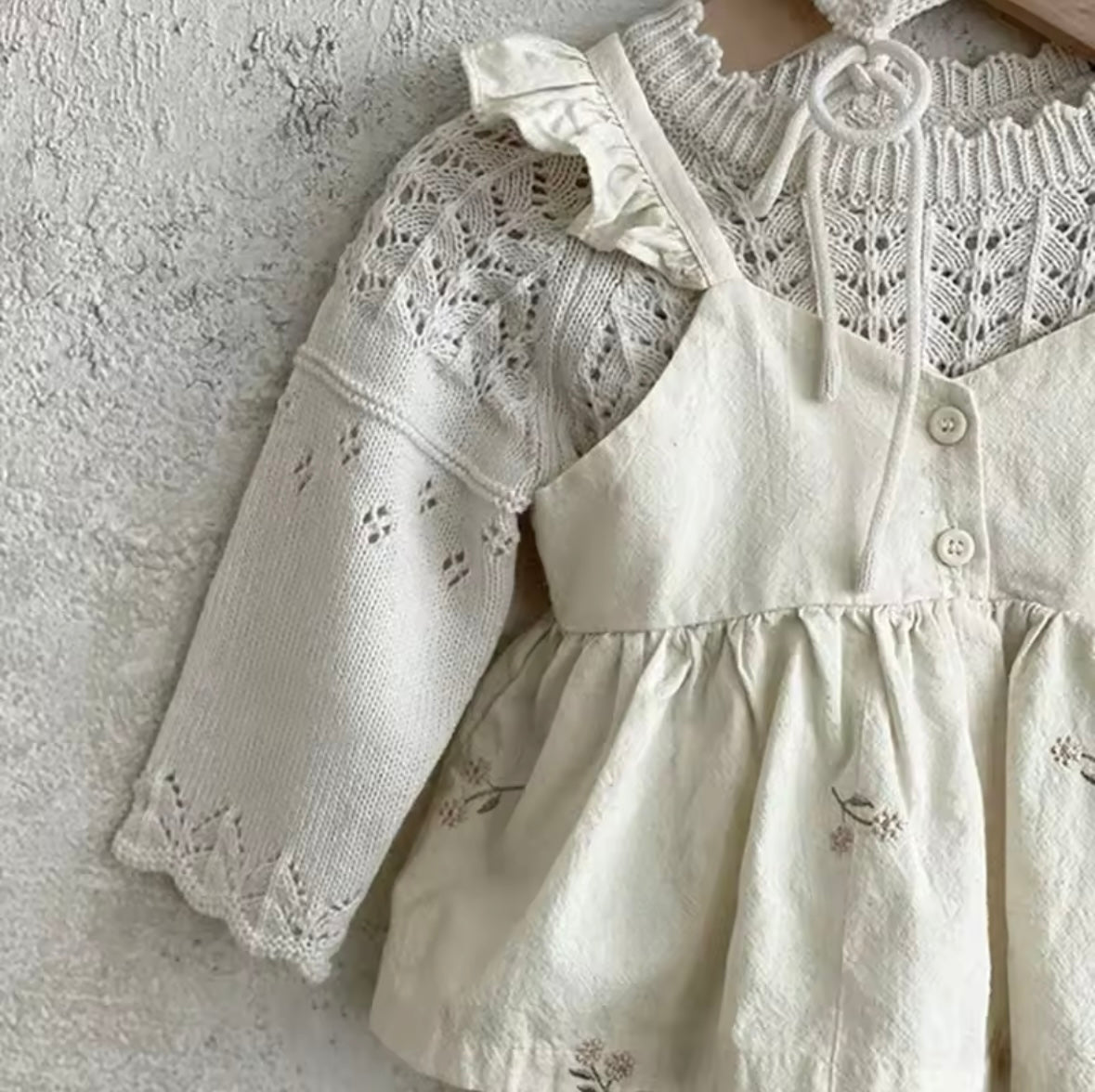 Baby Girl 2 pcs Set Toddler Ruffle Dress Top