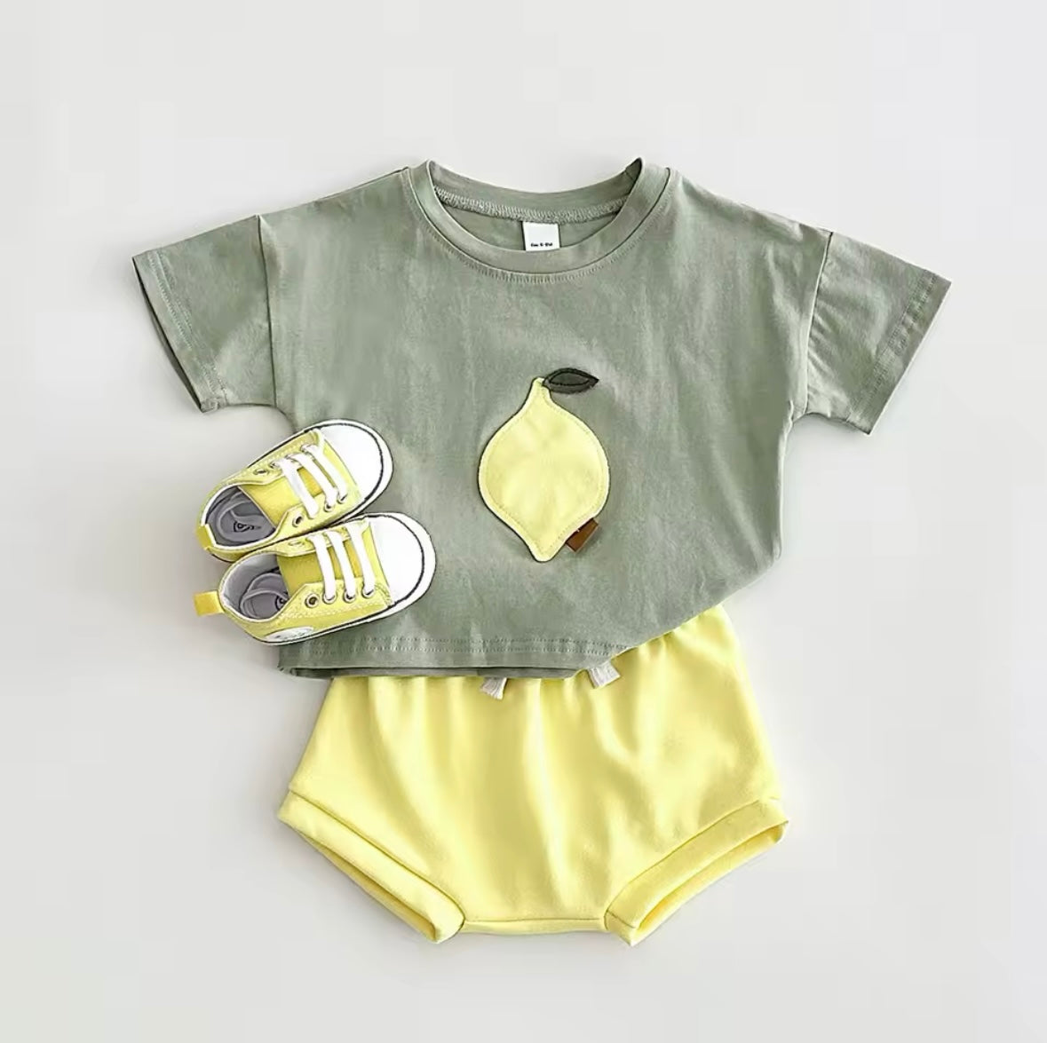 Baby Boy Lemon Casual Set