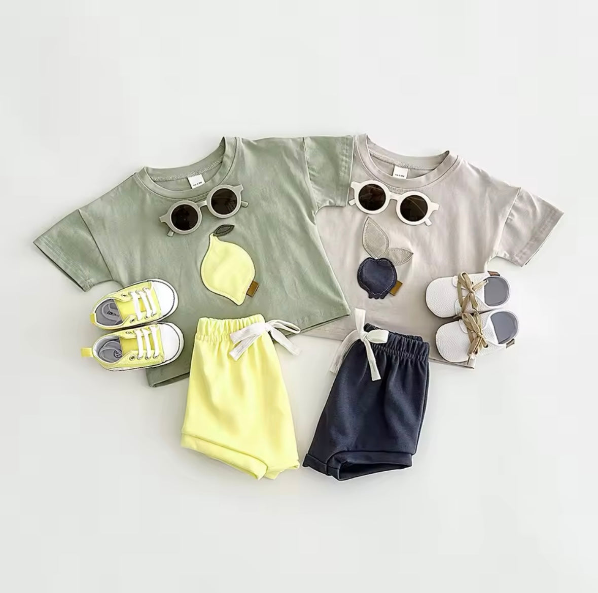 Baby Boy Lemon Casual Set