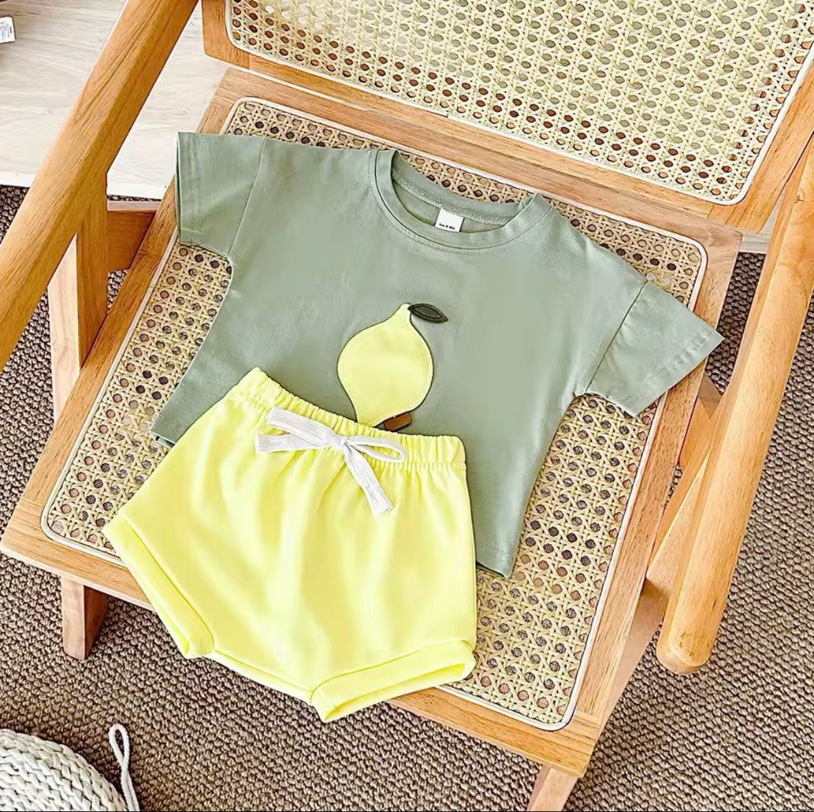 Baby Boy Lemon Casual Set