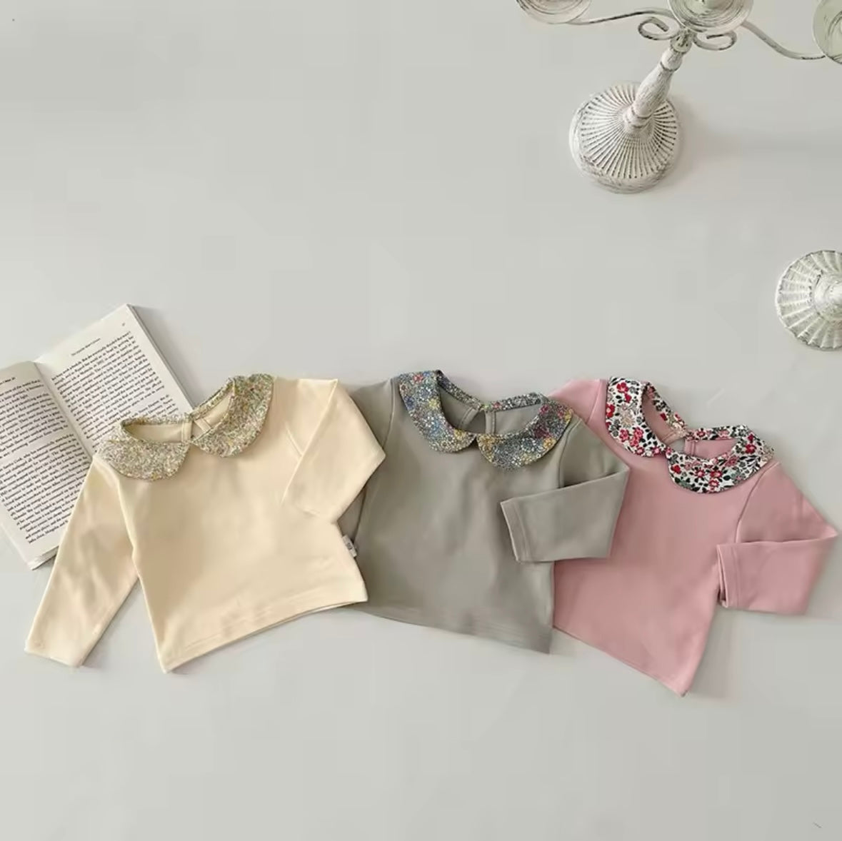 Girl Floral Blouse Toddler Outwear