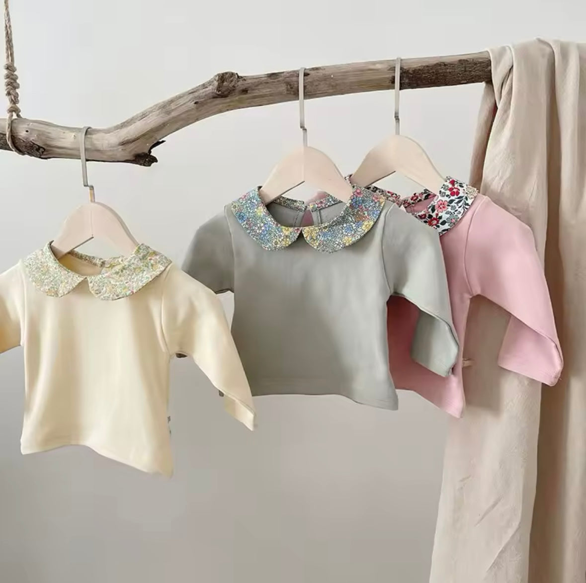 Girl Floral Blouse Toddler Outwear