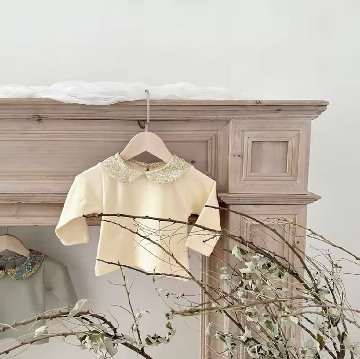 Girl Floral Blouse Toddler Outwear