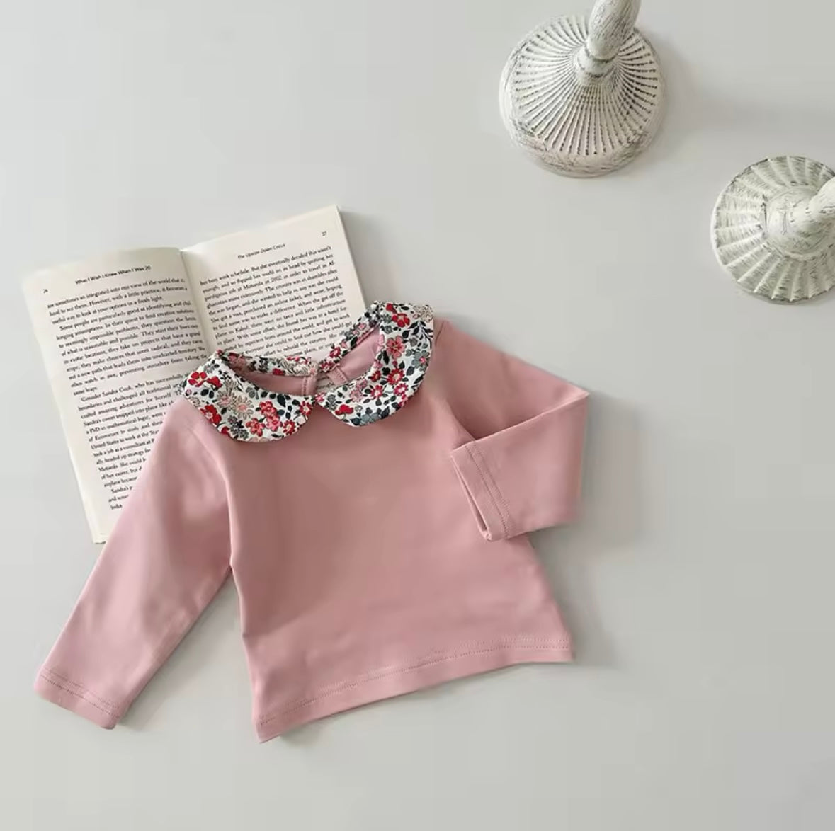 Girl Floral Blouse Toddler Outwear