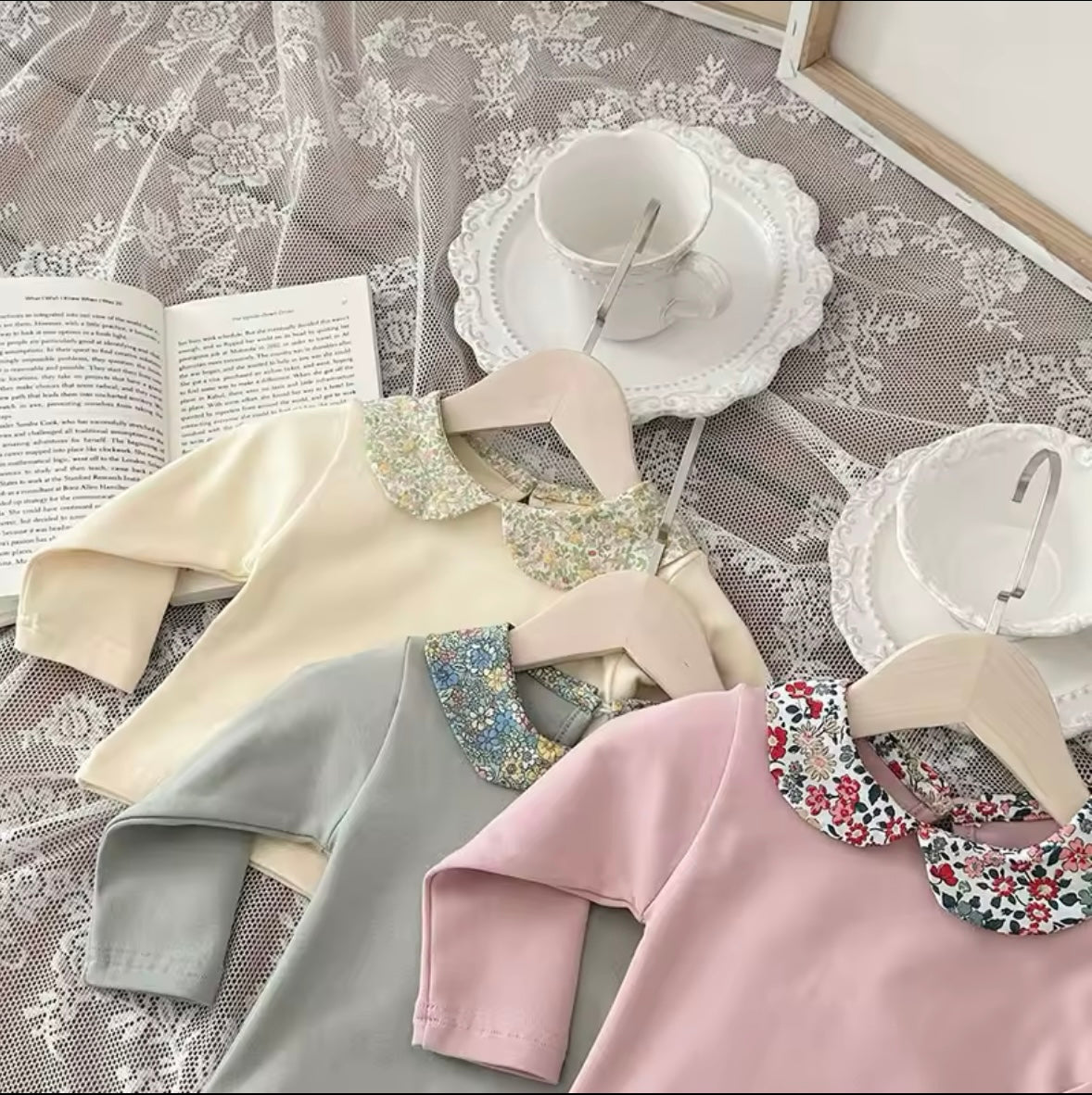 Girl Floral Blouse Toddler Outwear