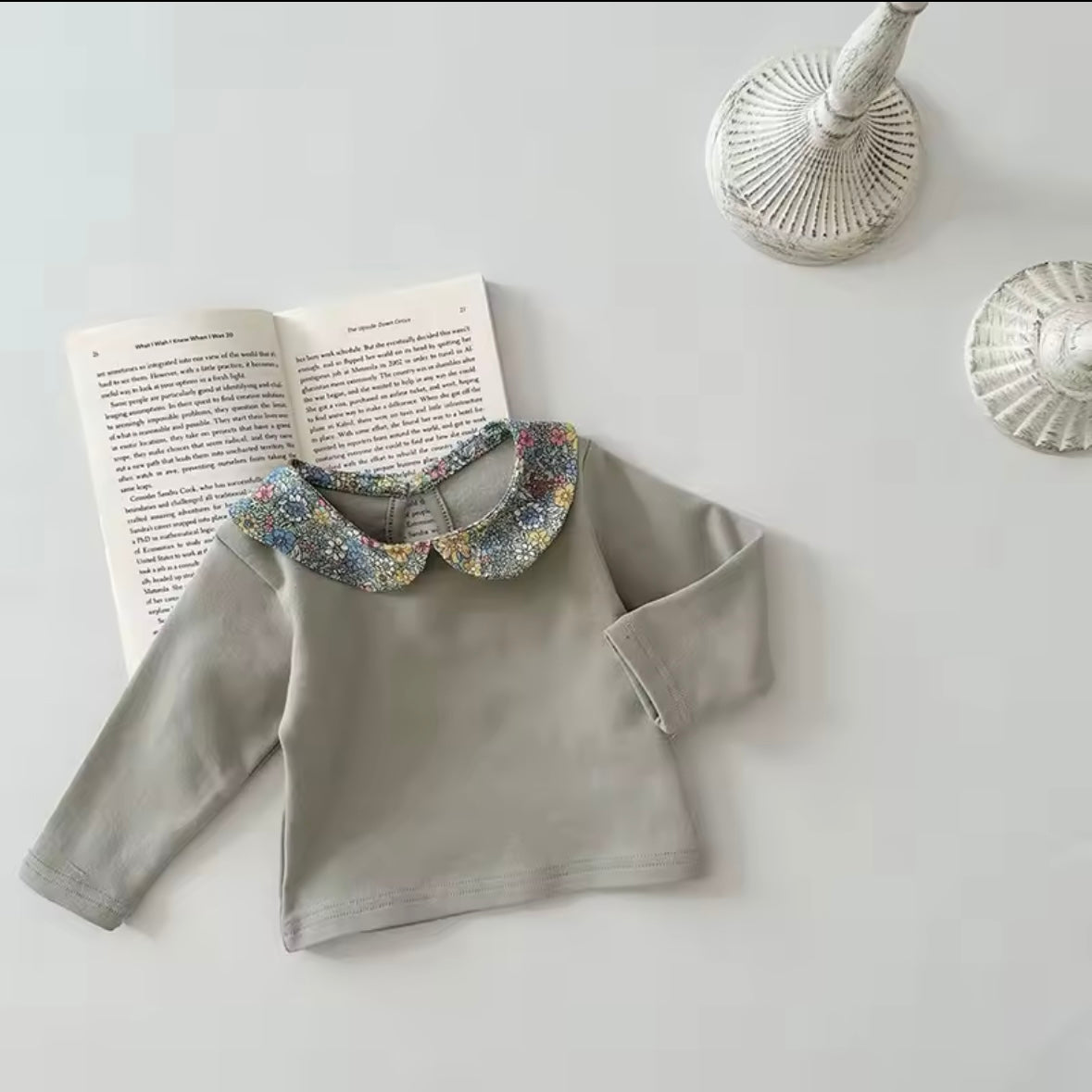 Girl Floral Blouse Toddler Outwear