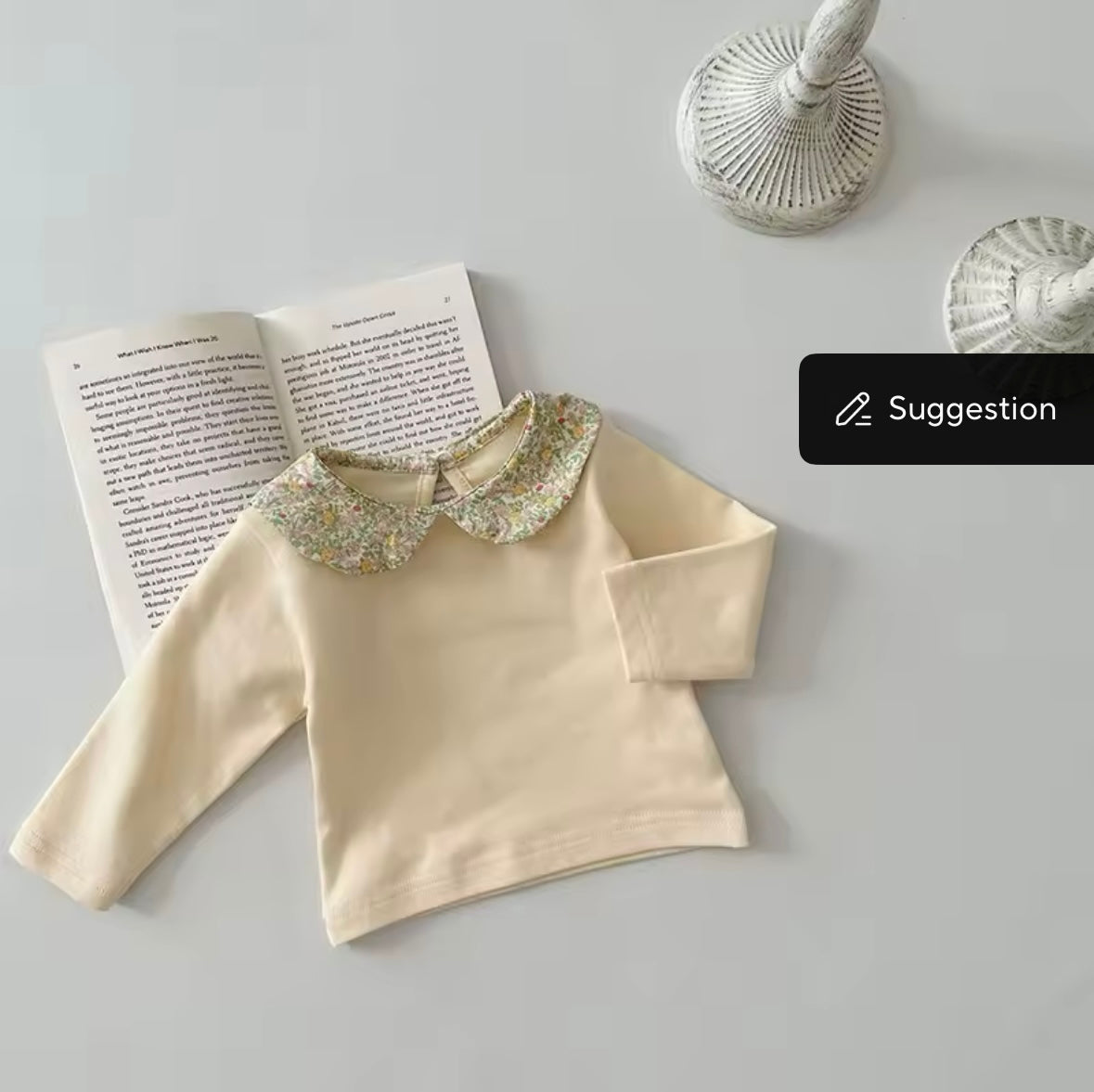 Girl Floral Blouse Toddler Outwear