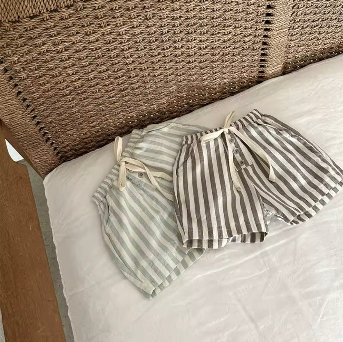 Cute Stripe Trousers Boys Outwear Pants